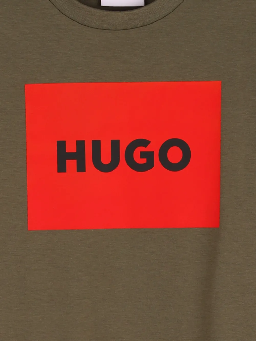 HUGO KIDS T-shirt met logo Groen