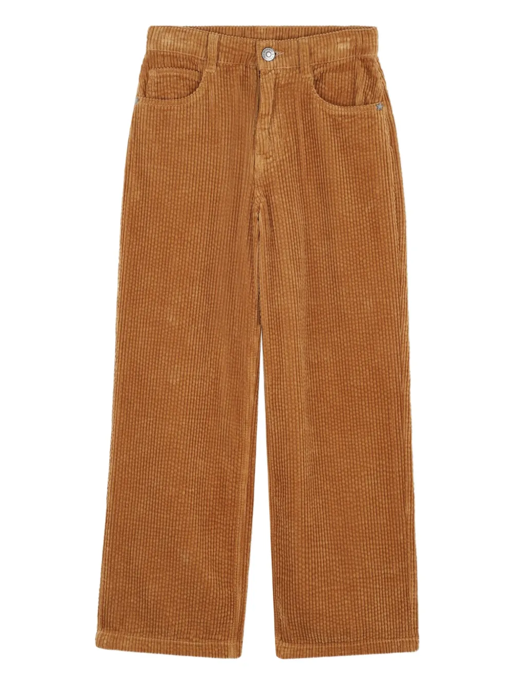Zadig & Voltaire Kids Ribfluwelen broek Bruin
