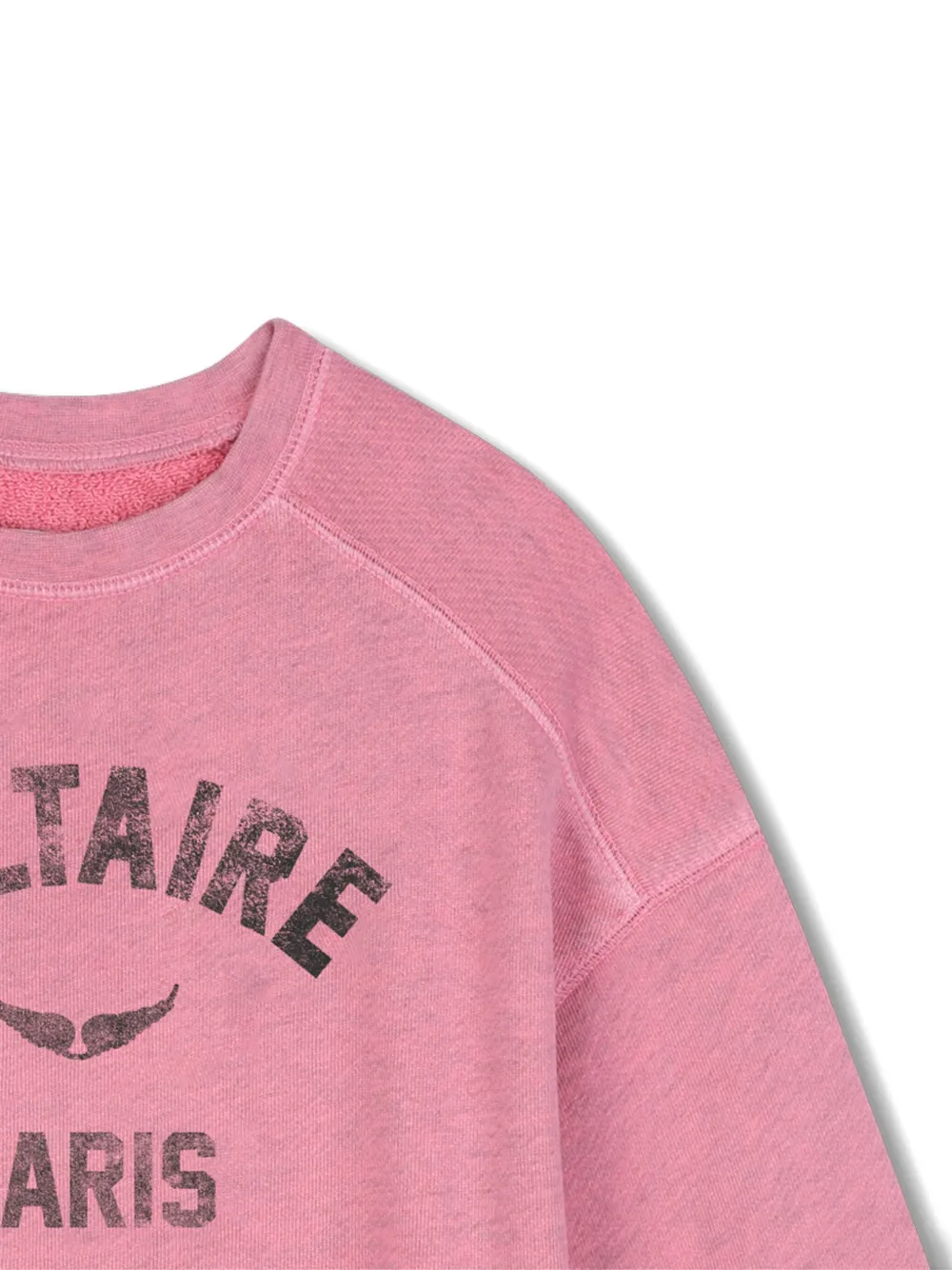 Zadig & Voltaire Kids T-shirtjurk met logo en raglan mouwen Roze