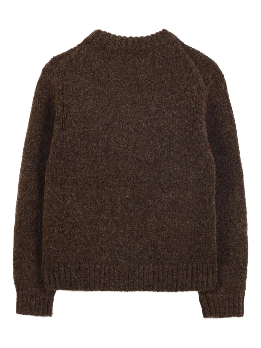 Zadig & Voltaire Kids Trui met intarsia logo Bruin