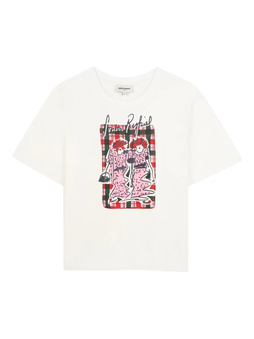 SONIA RYKIEL ENFANT T-shirt met grafische print Beige
