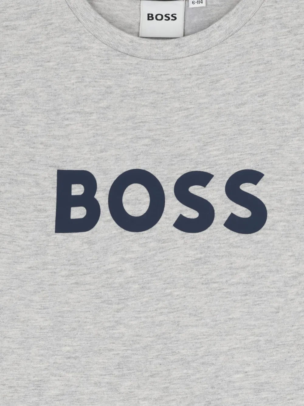 BOSS Kidswear T-shirt met korte mouwen Grijs