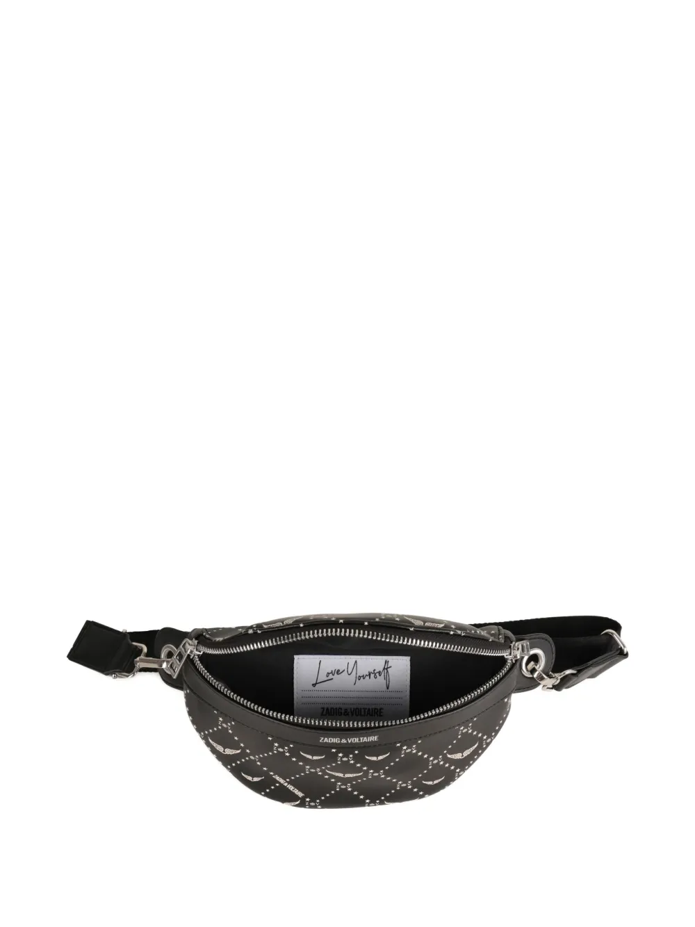 Zadig & Voltaire Kids Heuptas met grafische print Zwart