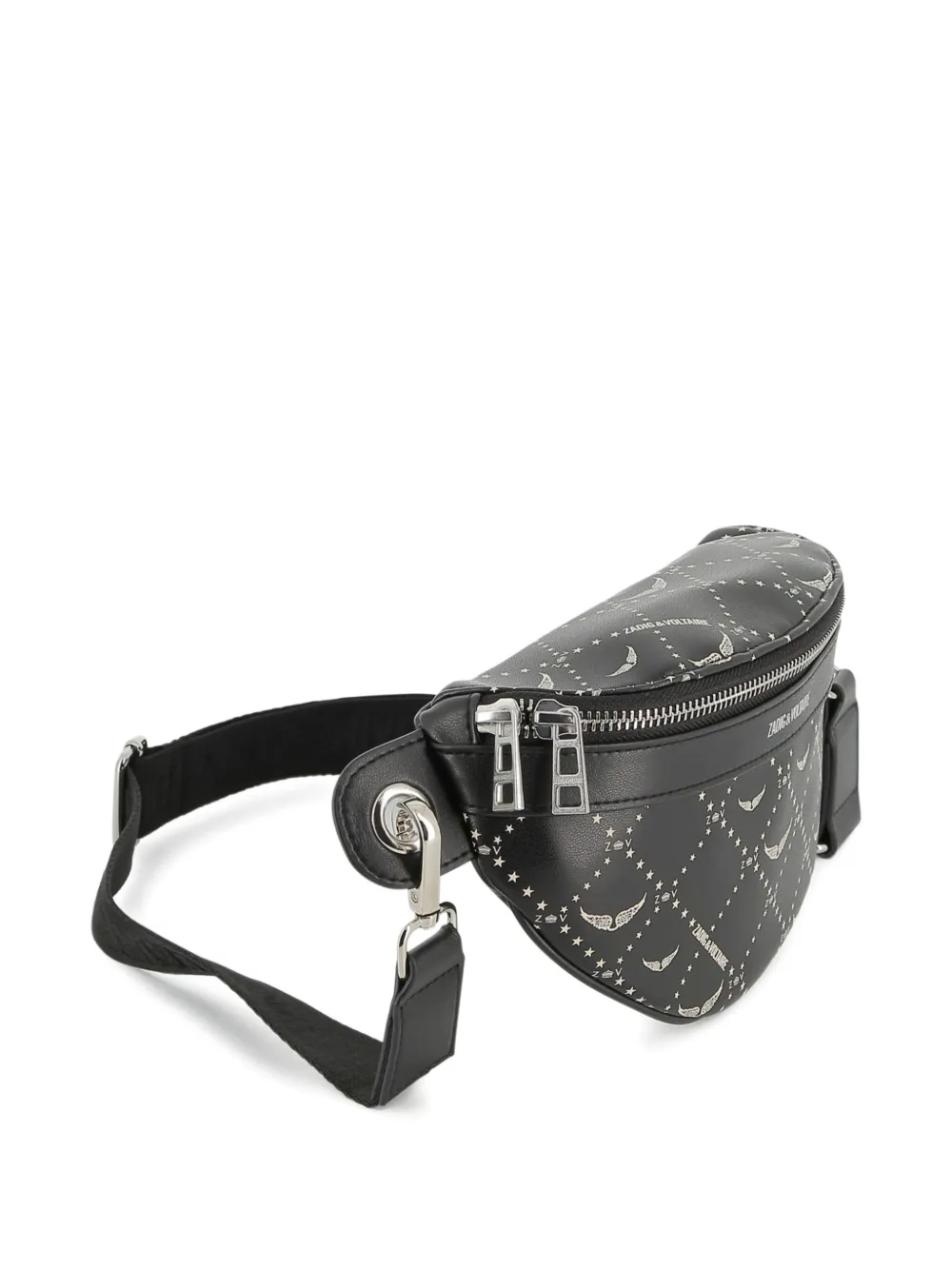 Zadig & Voltaire Kids Heuptas met grafische print Zwart