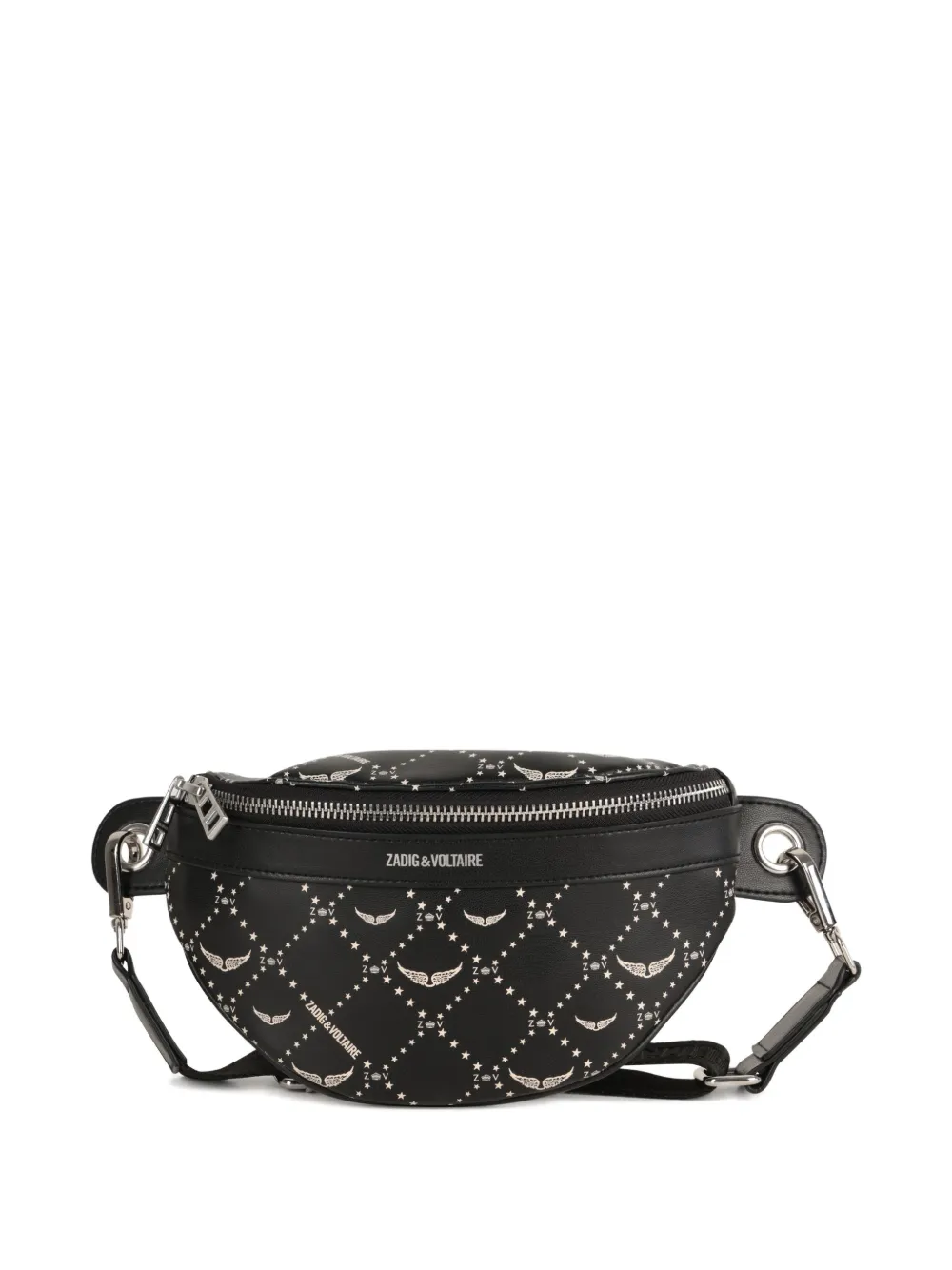 Zadig & Voltaire Kids Heuptas met grafische print Zwart