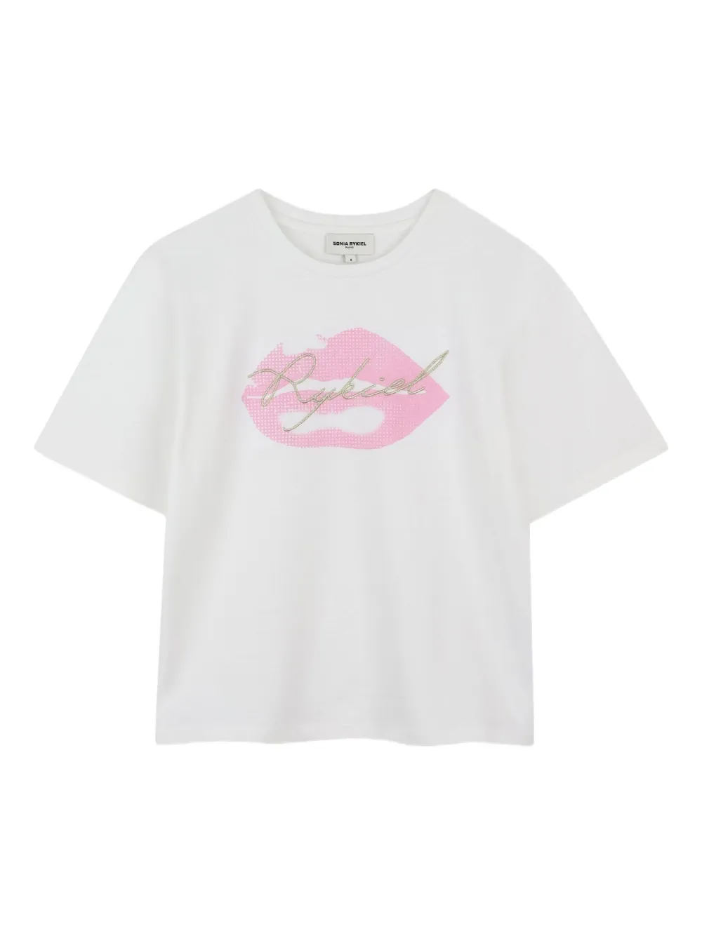 SONIA RYKIEL ENFANT T-shirt met grafische print Beige