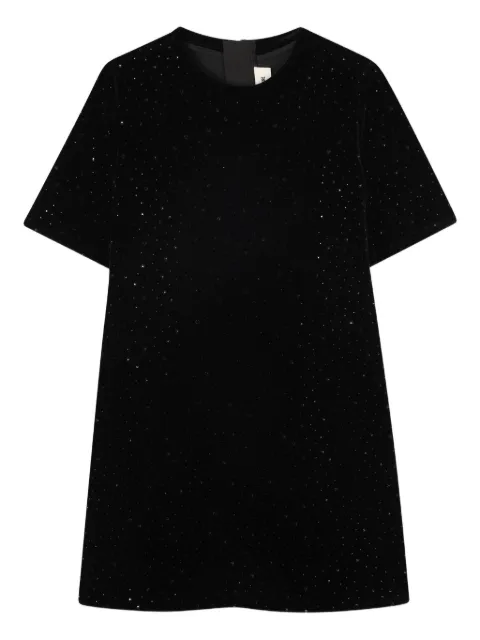 Zadig & Voltaire Kids rhinestone-embellished short-sleeve dress