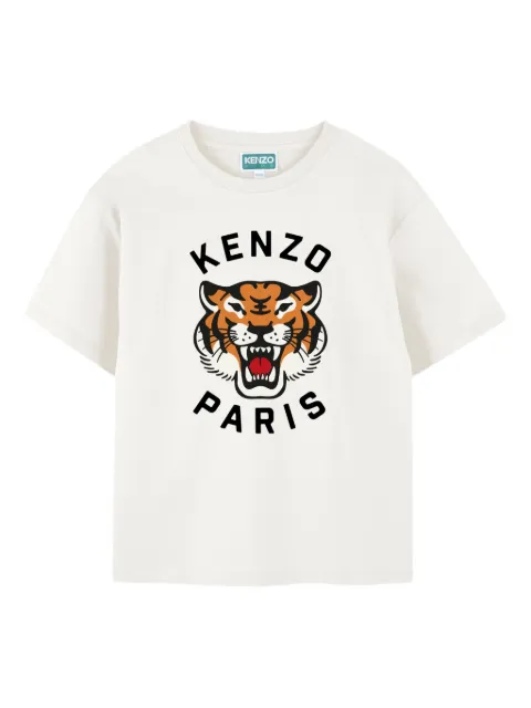 Kenzo Kids Tiger Head-motif T-shirt
