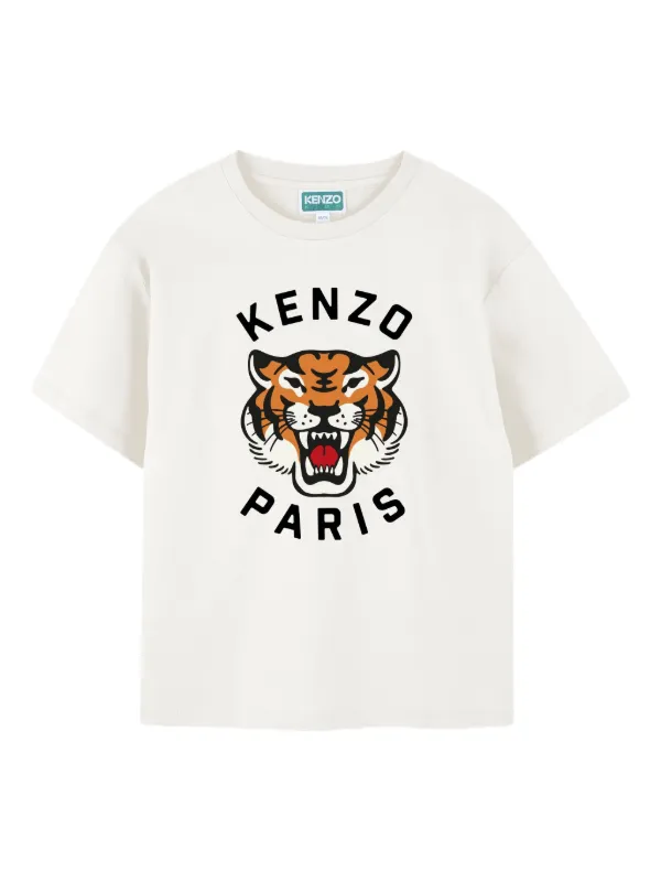 Kenzo Kids タイガーTシャツ | ホワイト | FARFETCH JP