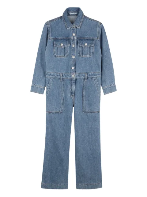 Zadig & Voltaire Kids denim jumpsuit