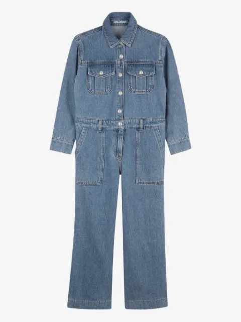 Zadig & Voltaire Kids denim jumpsuit
