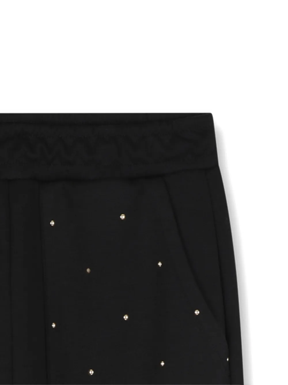 Michael Kors Kids Cargo trainingsbroek met studs Zwart