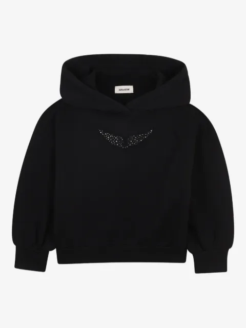 Zadig & Voltaire Kids rhinestone-embellished hoodie