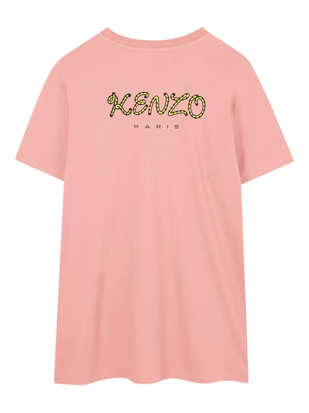 Kenzo Kids T-shirtjurk met Tiger-applicatie Roze