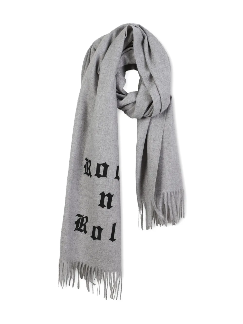 Zadig & Voltaire Kids Sjaal met franje Grijs