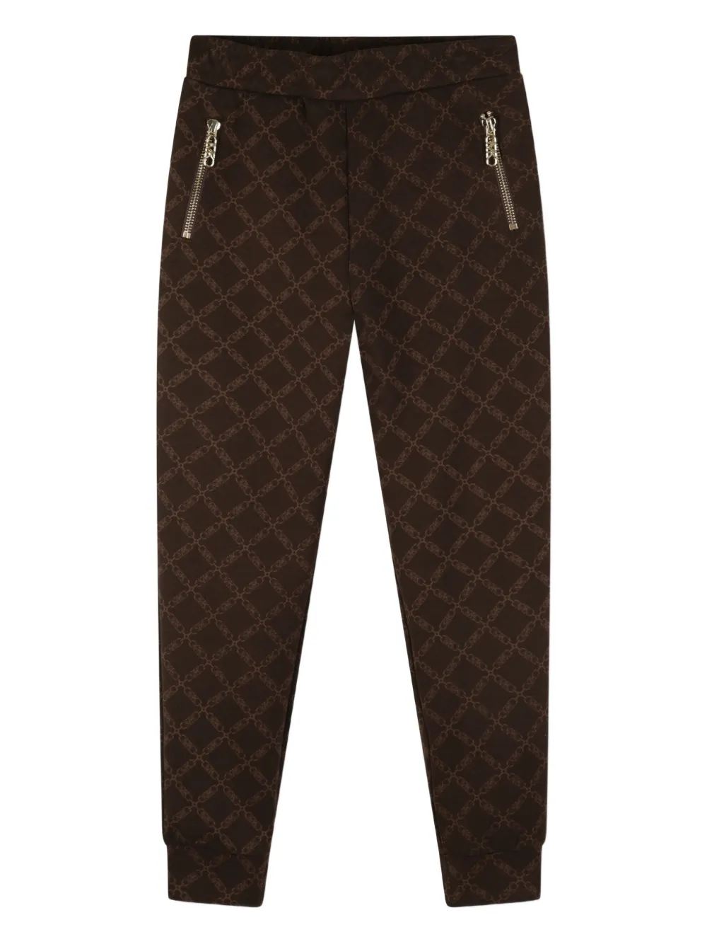 Michael Kors Kids Trainingsbroek met monogramprint Bruin