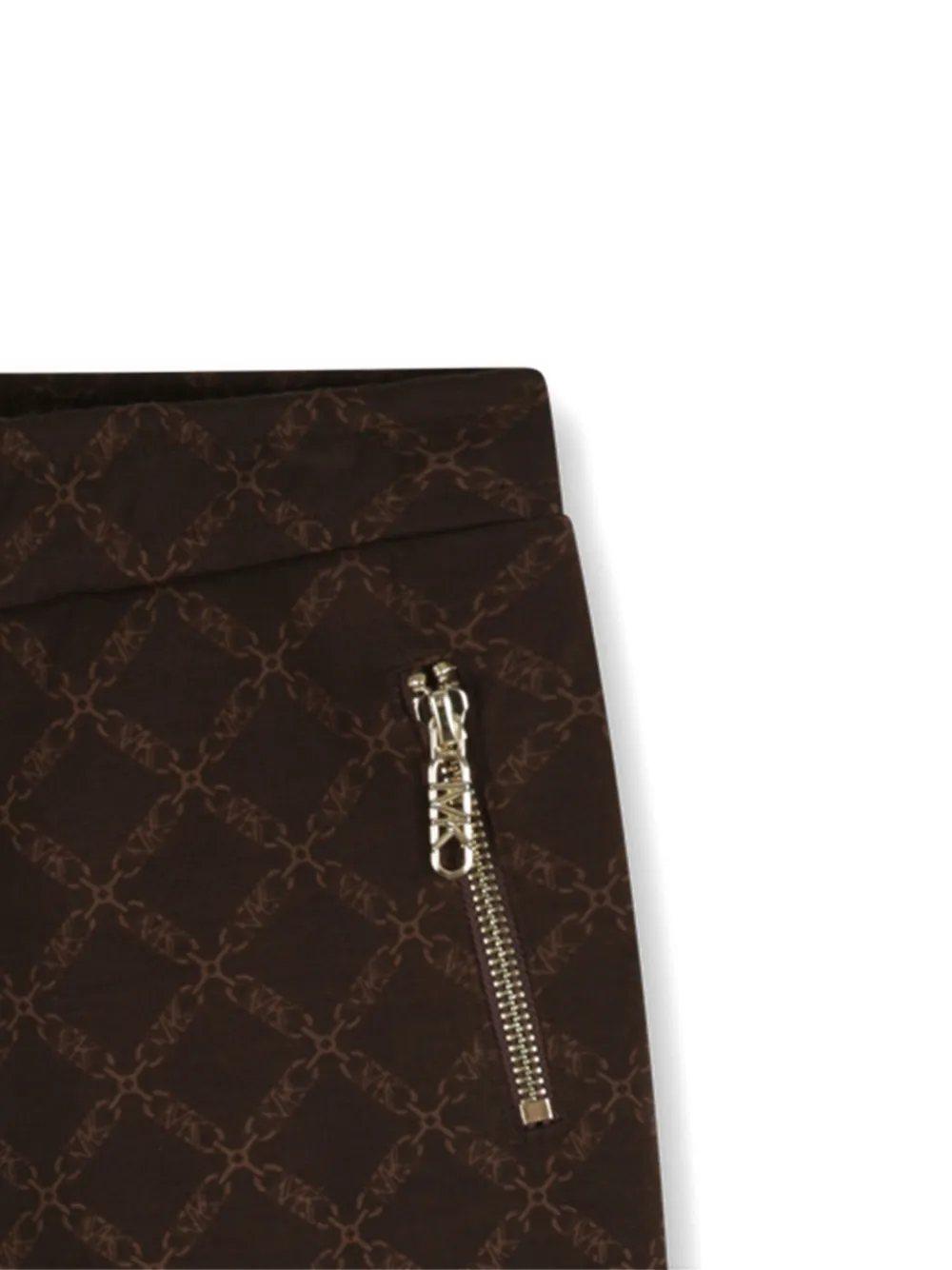 Michael Kors Kids Trainingsbroek met monogramprint Bruin