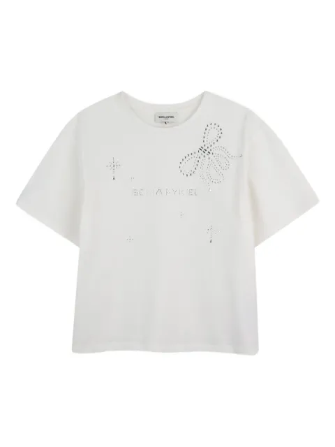 SONIA RYKIEL ENFANT rhinestone-embellished graphic T-shirt
