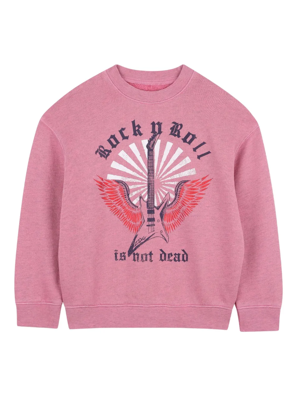 Zadig & Voltaire Kids Sweater met grafische print Roze