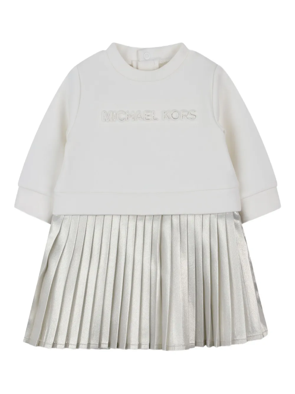 Michael Kors Kids プリーツ ワンピース - ニュートラル Michael Kors Kids プリーツ ワンピース - ニュートラル