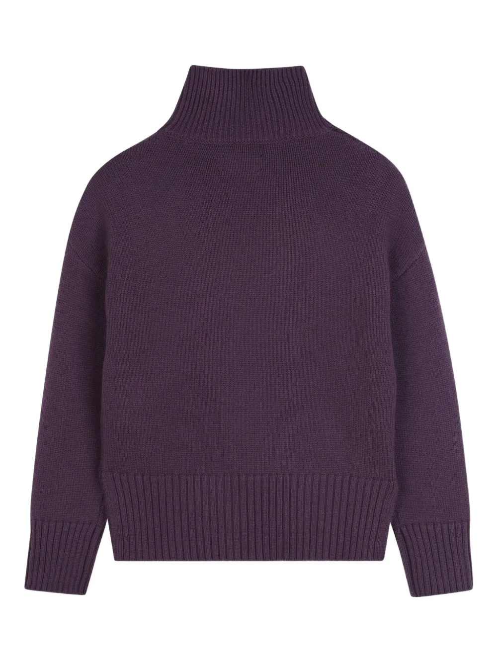 Zadig & Voltaire Kids Coltrui met geborduurd hart Paars