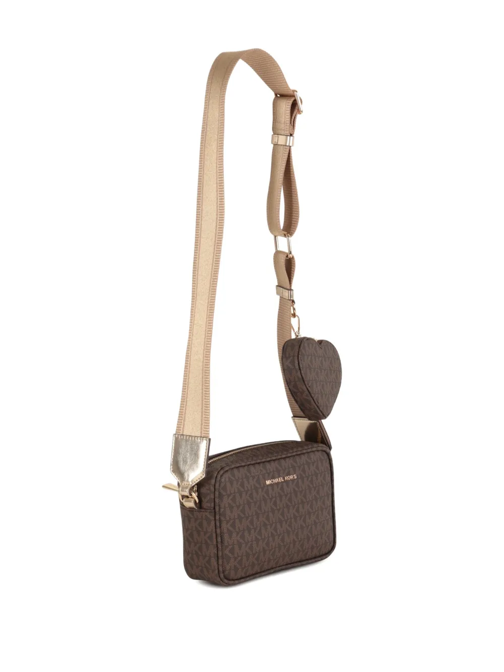 Michael Kors Kids Schoudertas met monogram Bruin