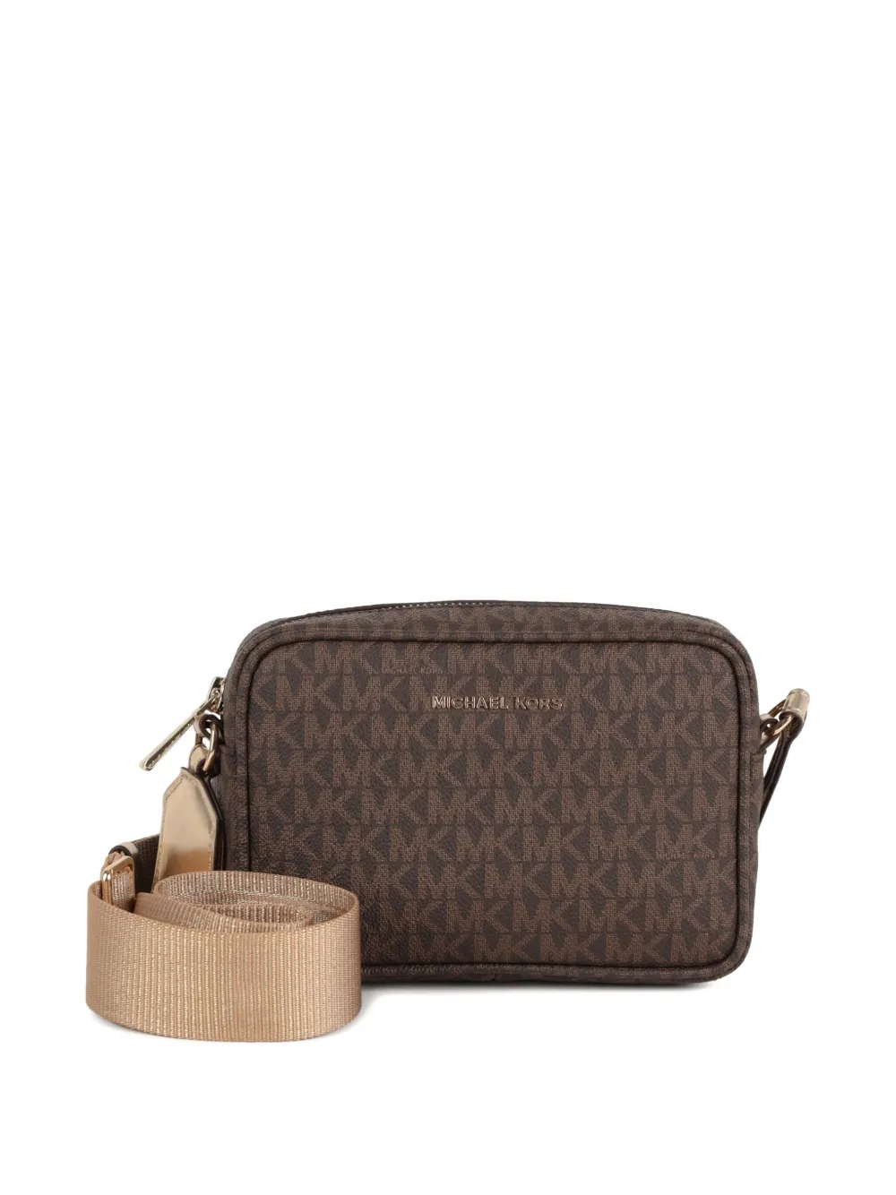 Michael Kors Kids Schoudertas met monogram Bruin