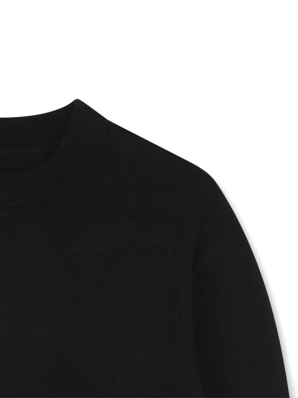 Zadig & Voltaire Kids Intarsia gebreide trui met logo Zwart