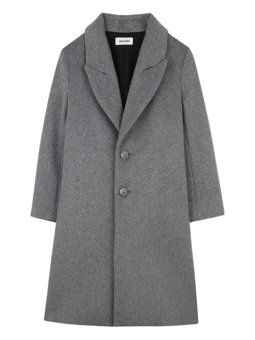Zadig & Voltaire Kids Jas met enkele rij knopen Grijs