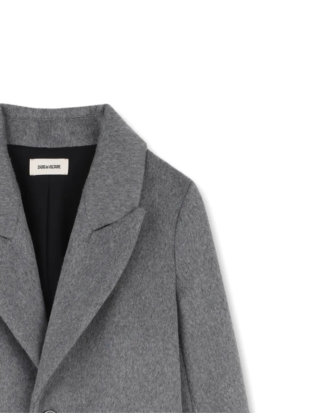 Zadig & Voltaire Kids Jas met enkele rij knopen Grijs