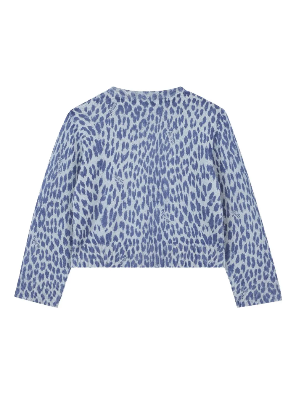 Zadig & Voltaire Kids Trui met luipaardprint Blauw