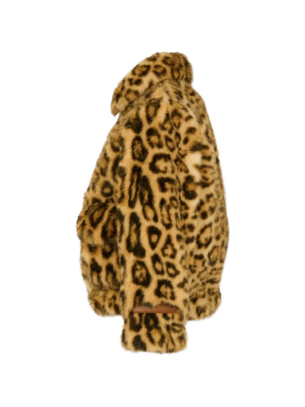  Lanvin Enfant Leopard-print Faux-fur Jacket - Neutrals 