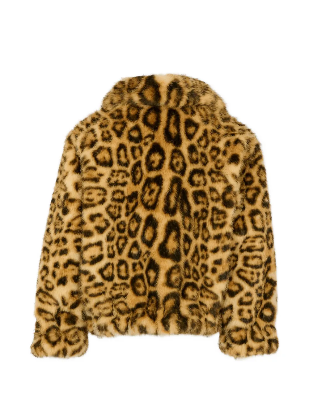  Lanvin Enfant Leopard-print Faux-fur Jacket - Neutrals 
