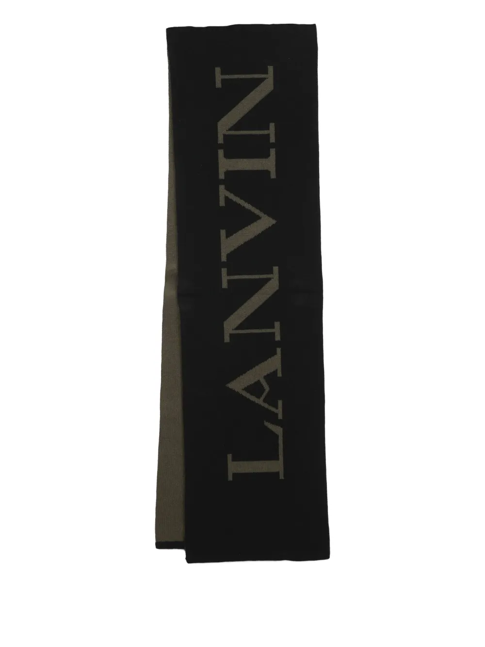 Lanvin Enfant Muts met logo-intarsia Zwart