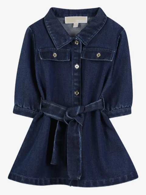 Michael Kors Kids belted denim dress