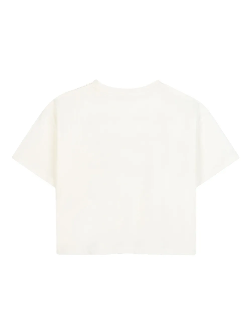 SONIA RYKIEL ENFANT Cropped top met logo Beige