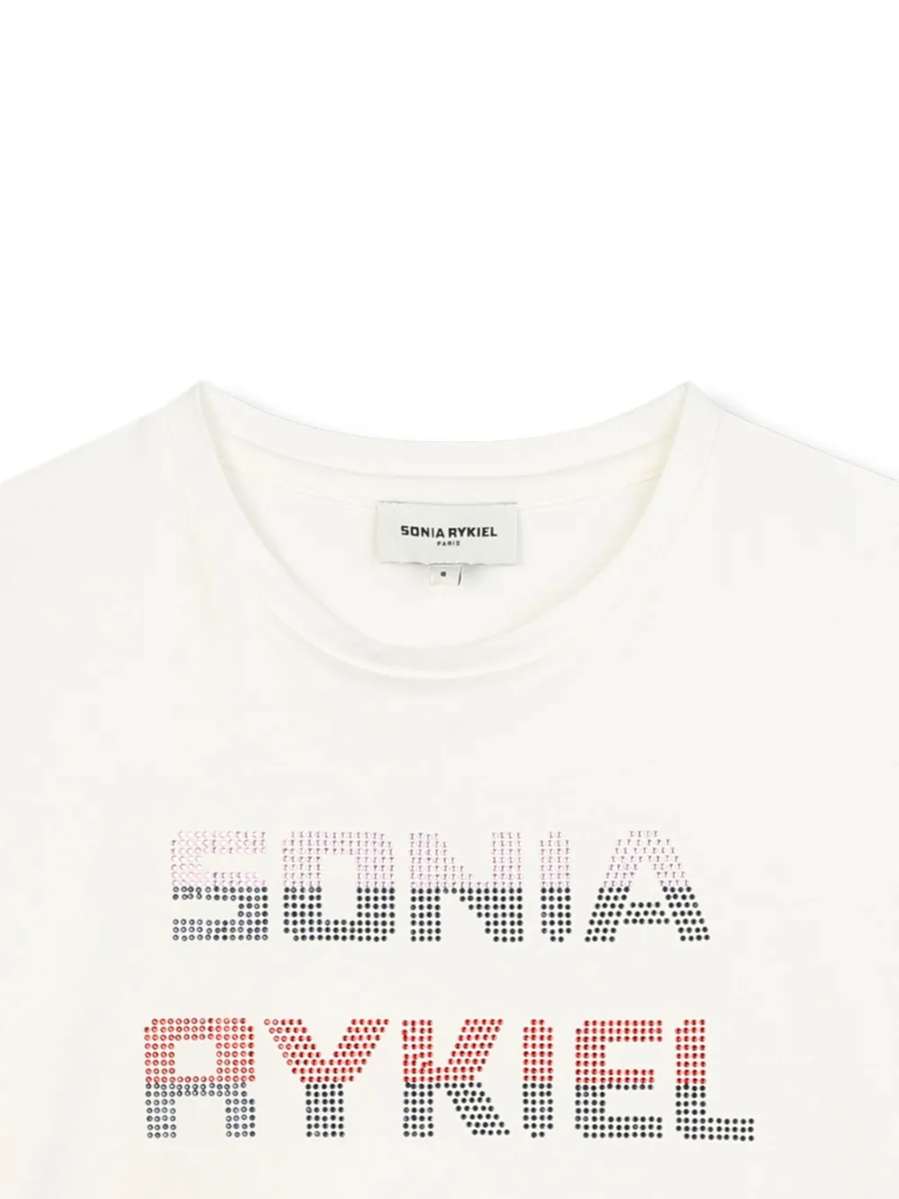 SONIA RYKIEL ENFANT Cropped top met logo Beige