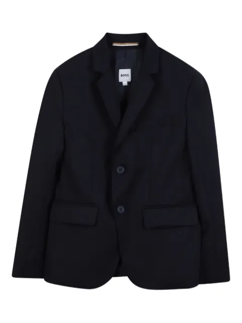 BOSS Kidswear two-button wool jacket