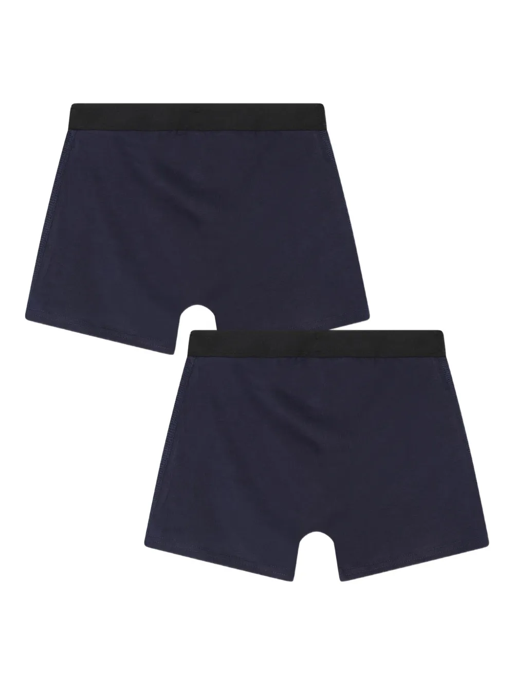 BOSS Kidswear Twee boxershorts met logoband Blauw