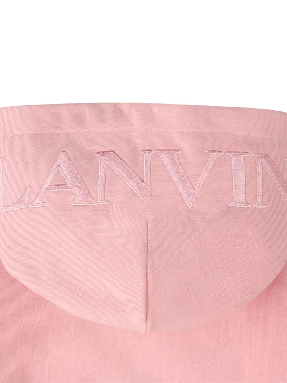 Lanvin Enfant Jurk met capuchon en buidelzak Roze