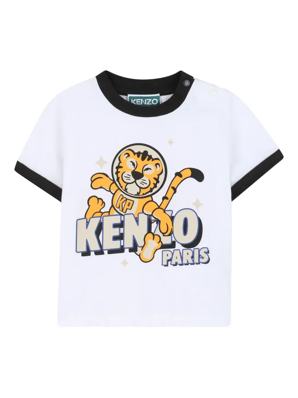Kenzo Kids Twee T-shirts met grafische print Wit