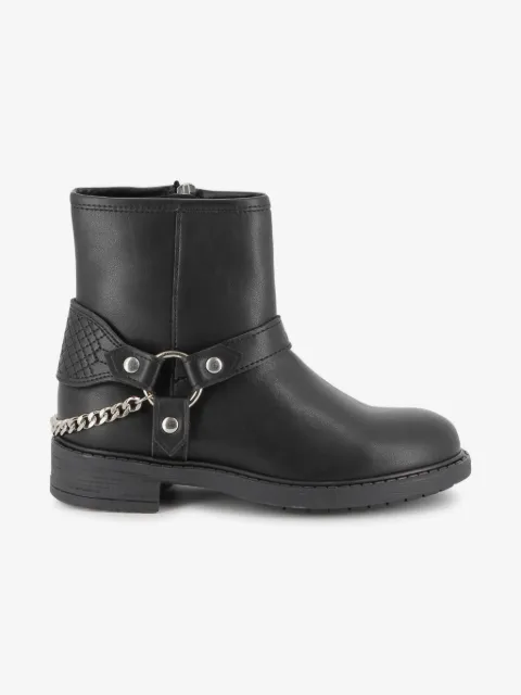 Zadig & Voltaire Kids chain-embellished ankle boots