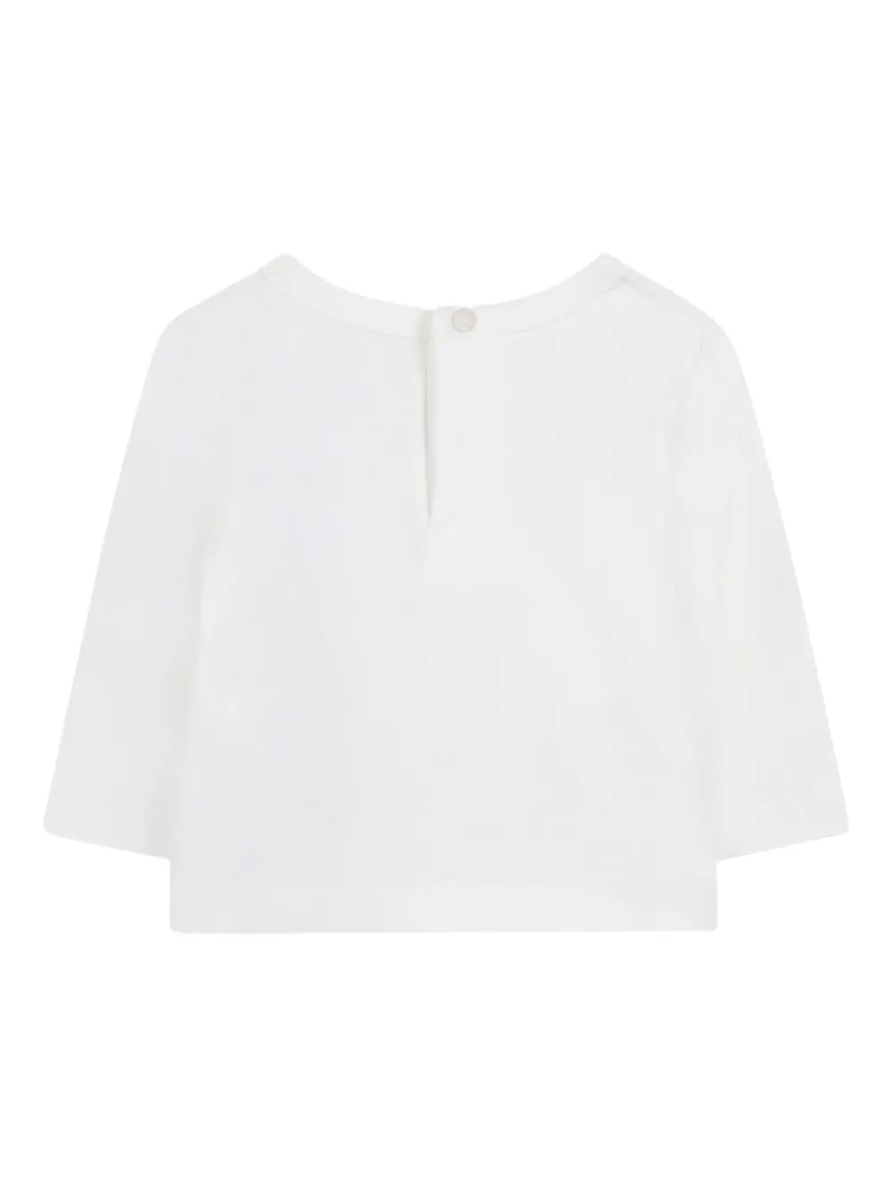 Karl Lagerfeld Kids Top en broek met lange mouwen en logoprint Zwart
