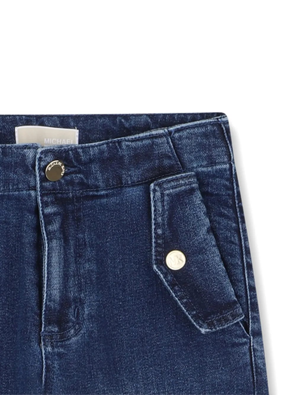 Michael Kors Kids Katoenen jeans Blauw