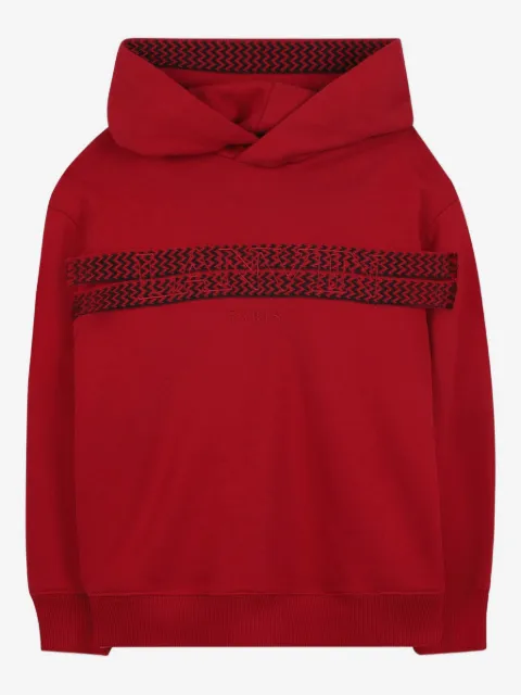Lanvin Enfant logo-embroidered hoodie