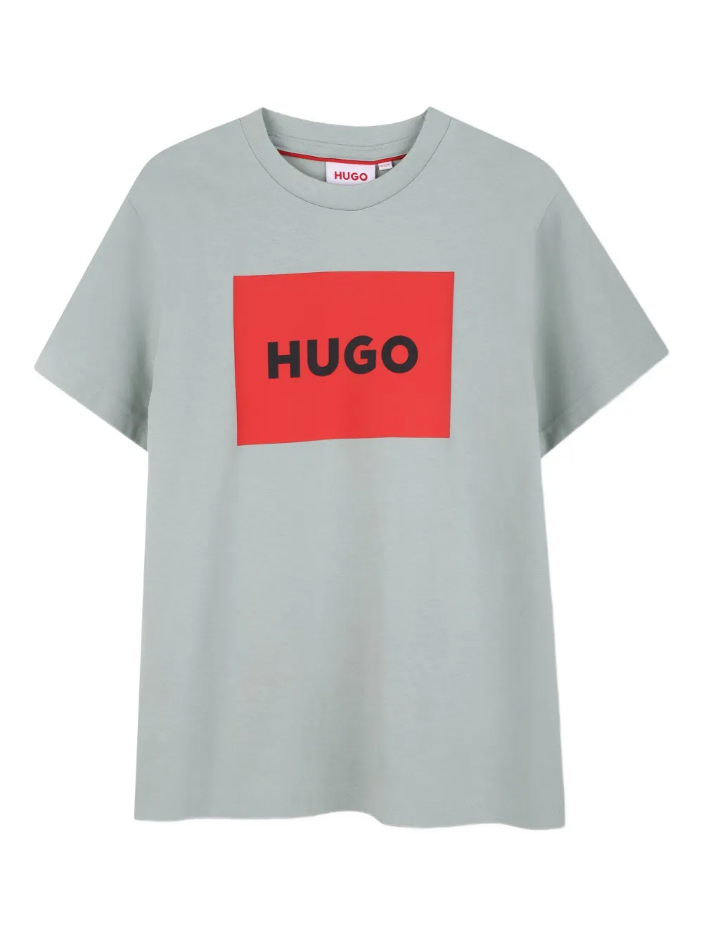 Hugo Boss Kids' Logo T-shirt In Green