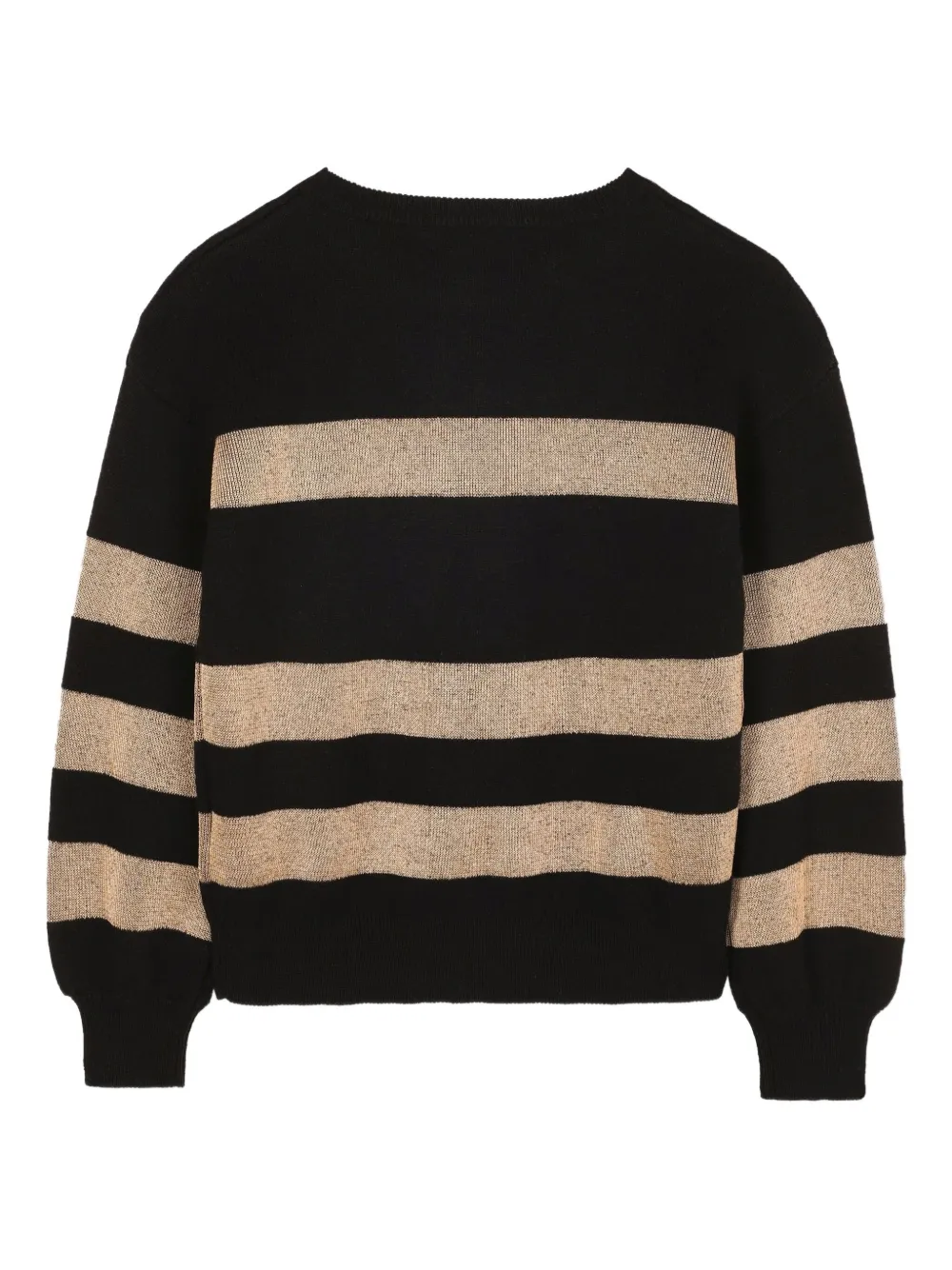 SONIA RYKIEL ENFANT Trui met gestreept logo Zwart