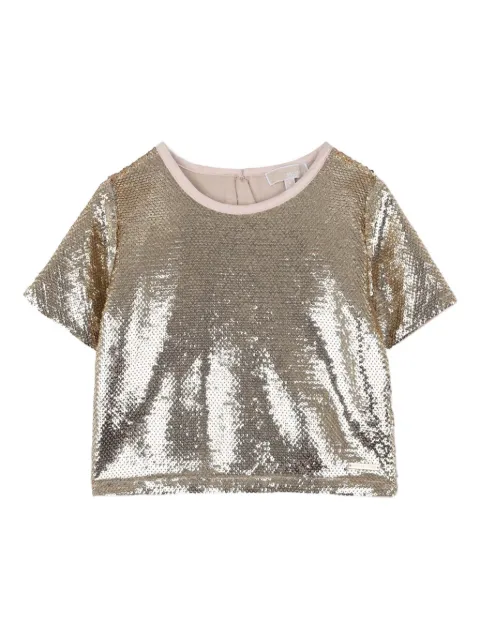 Michael Kors Kids sequin-embellished crop top