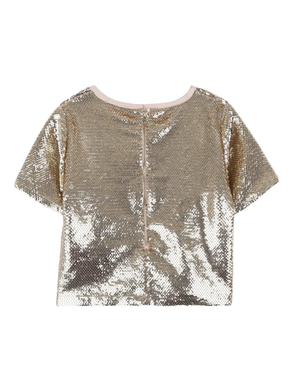 Michael Kors Kids Cropped top verfraaid met pailletten Goud