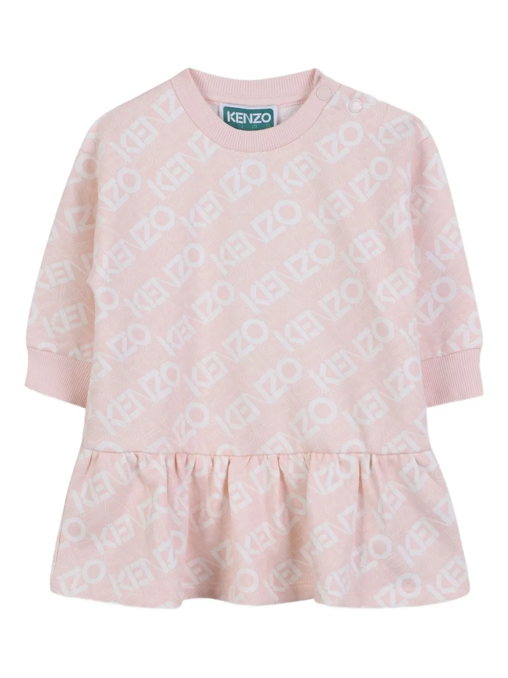 Kenzo Kids Flared jurk Roze